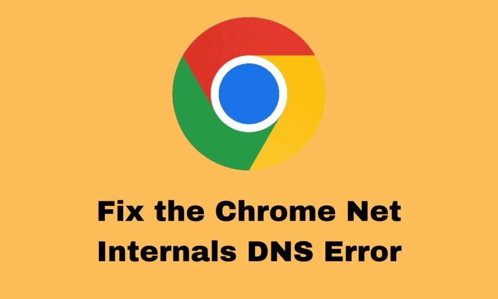 Fix the Chrome Net Internals DNS Error